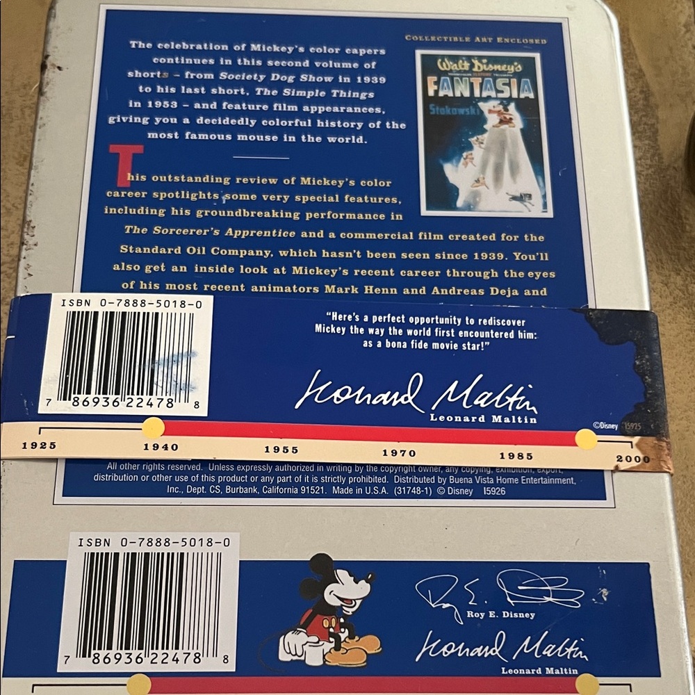 #1504**Walt Disney Treasures DVD Set Collection - Picture 4 of 13